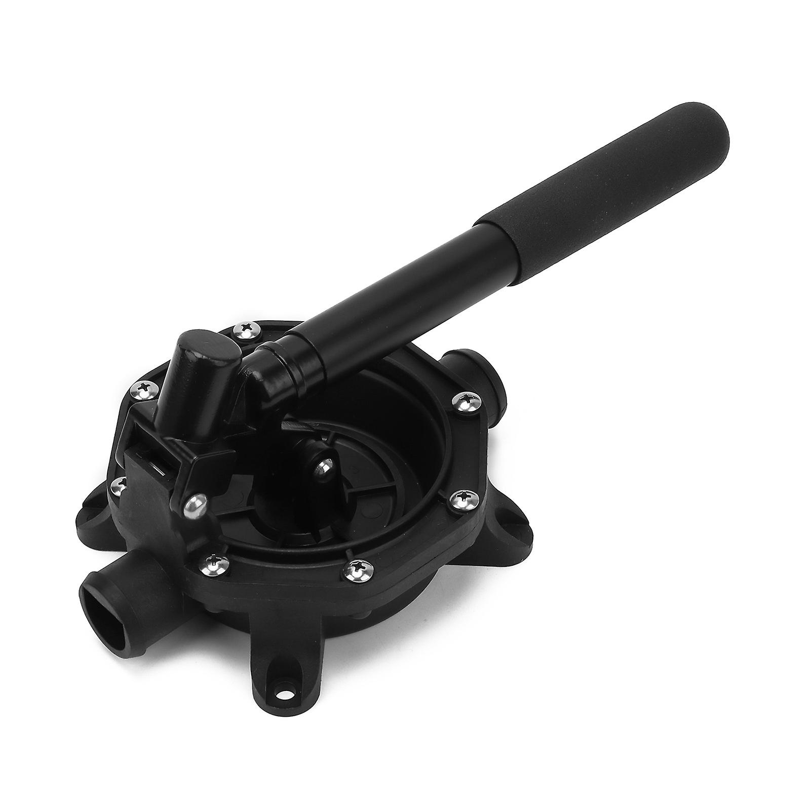 Boat Hand Diaphragm Bilge Pump Selfpriming 2724 Lph/720gph 2 Position Aluminium Handle For 33mm Diameter Hose