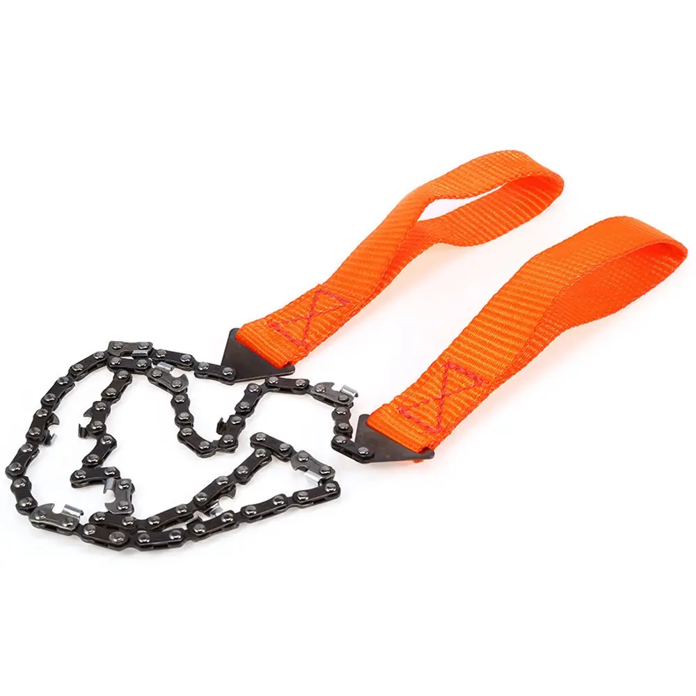 Survival Chain Saw Hand ChainSaw 65 Manganese Steel Outdoor Wood Cutting Chain Saw Emergency Camping Hiking Tool