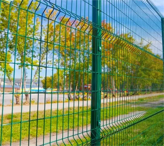 Privacy Garden Bending Fence Panel for Sale Factory Supply 3D PVC Coated Curved Galvanized Welded Wire Mesh Metal Iron Total 2