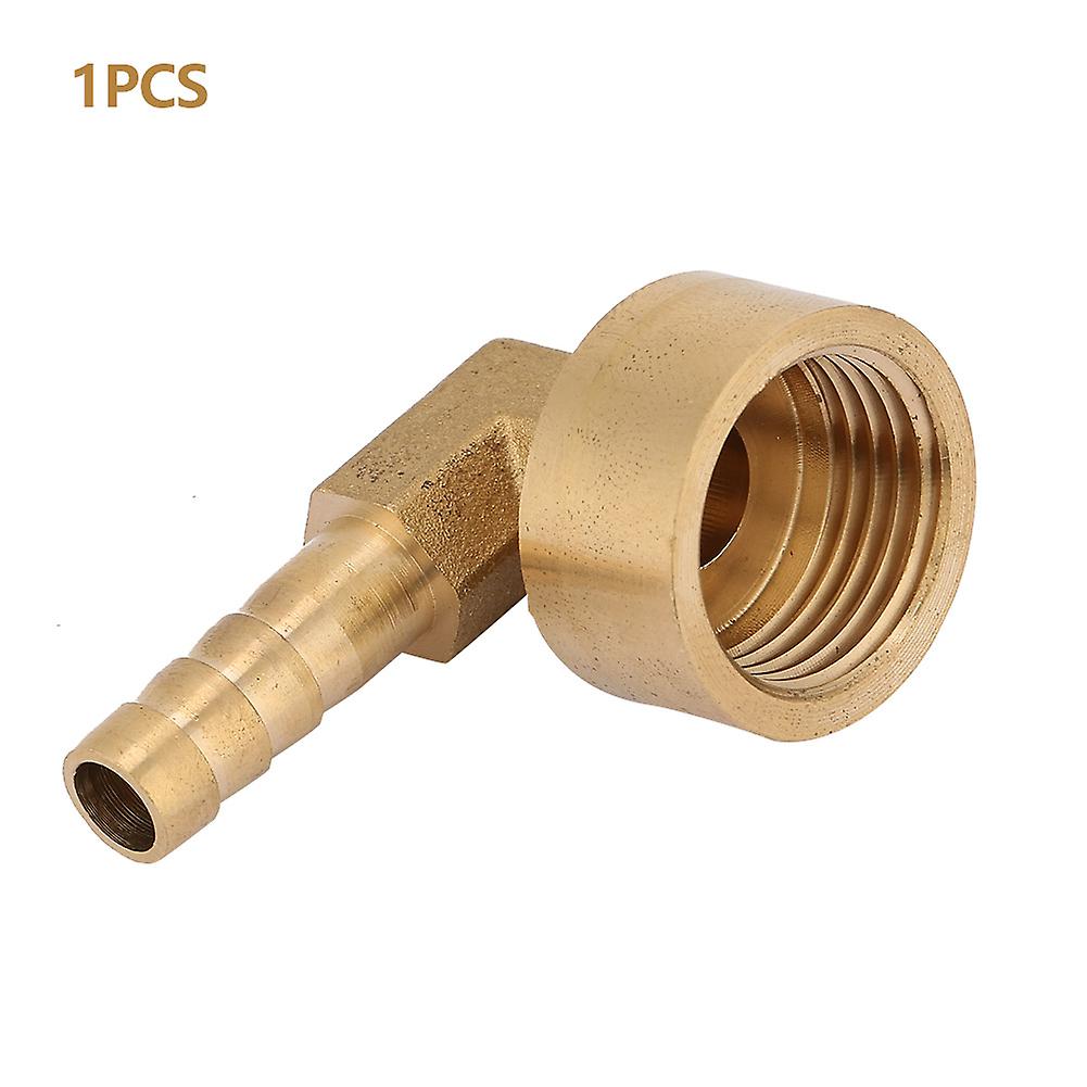 G1/2 Female Thread Brass Elbow Hose Barb Coupling Connector Joint Adapter Fitting(8mm)