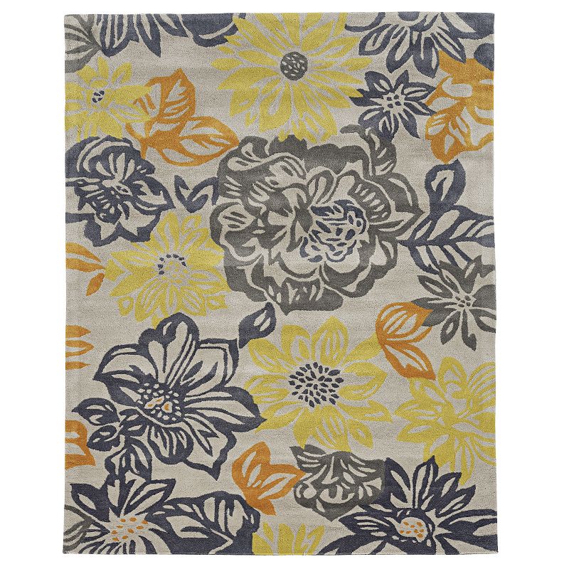 Linon Trio Floral Rug