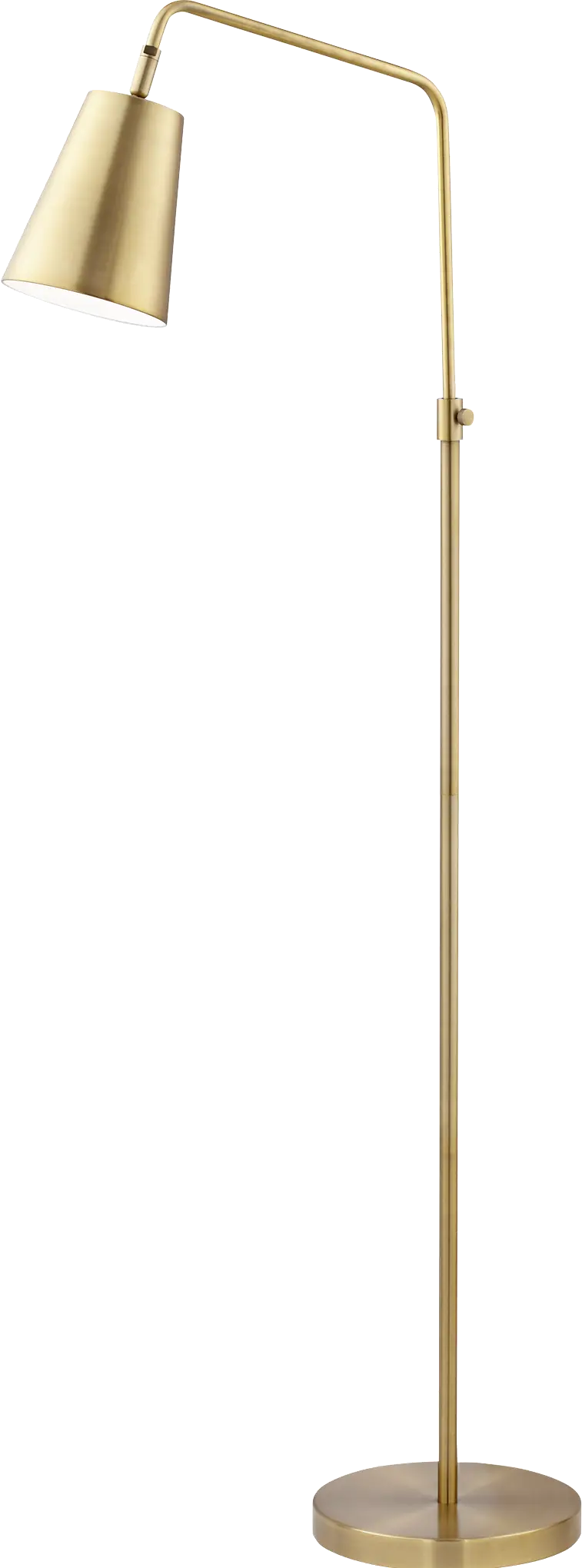 Zella Gold Floor Lamp