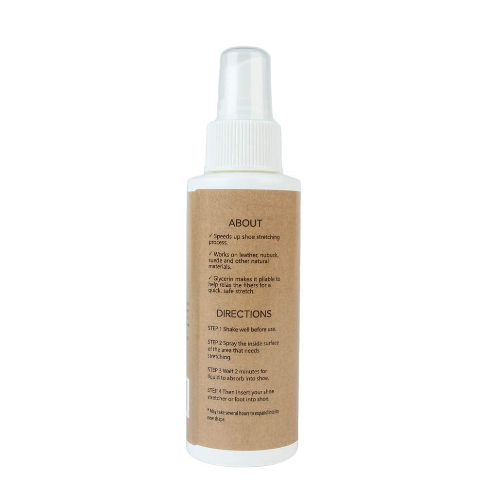 FootFitter - 4 fl oz. Shoe and Boot Stretch Spray for Leather， Suede， Nubuck， and Canvas