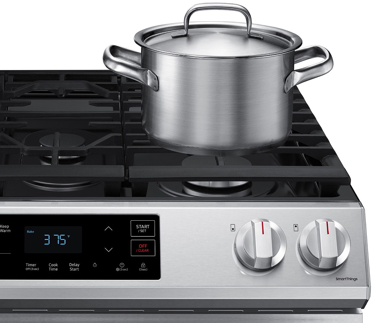  ADA 6 Cu. Ft. Fingerprint Resistant Stainless Steel Front Control Slide-In Gas Range