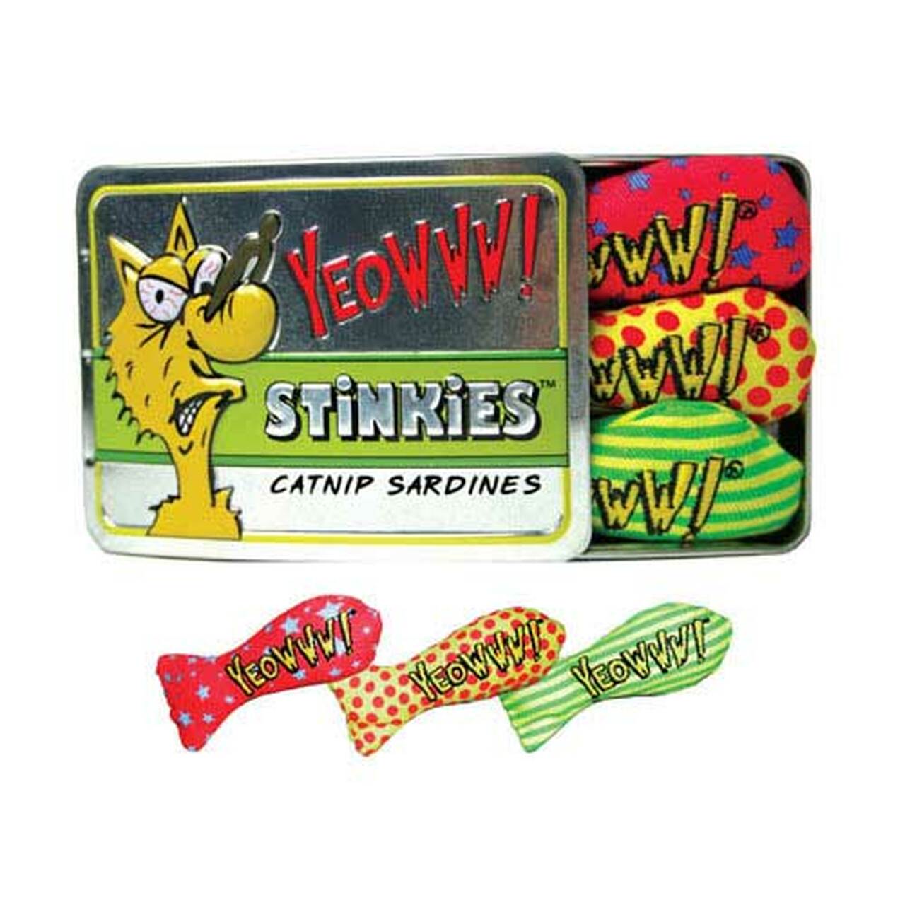 Yeowww! Tin Of Stinkies Catnip Cat Toy