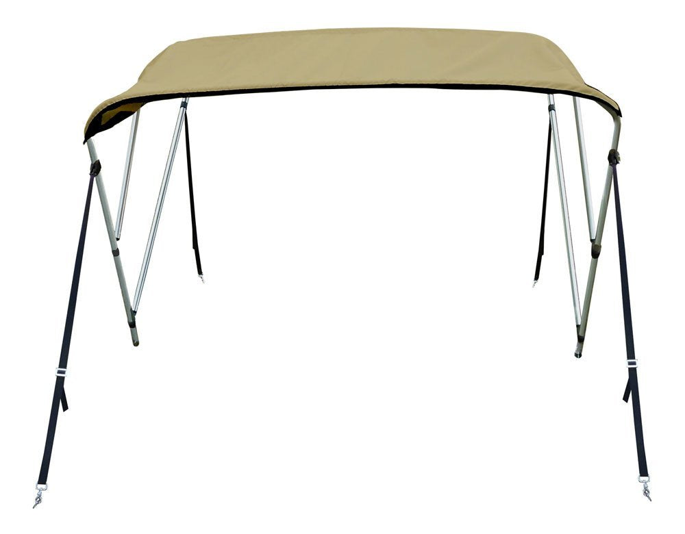 New 4 Seasons Brand Boat Bimini Top Cover 3 Bow 54”H x 67”-72” W Beige