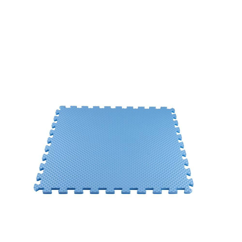 TrafficMaster Primary Pastel 24 in. W x 24 in. L x 0.5 in. Thick Foam Exercise\Gym Flooring Tiles (4 Tiles\Case) (16 sq. ft.) 24121HDUS