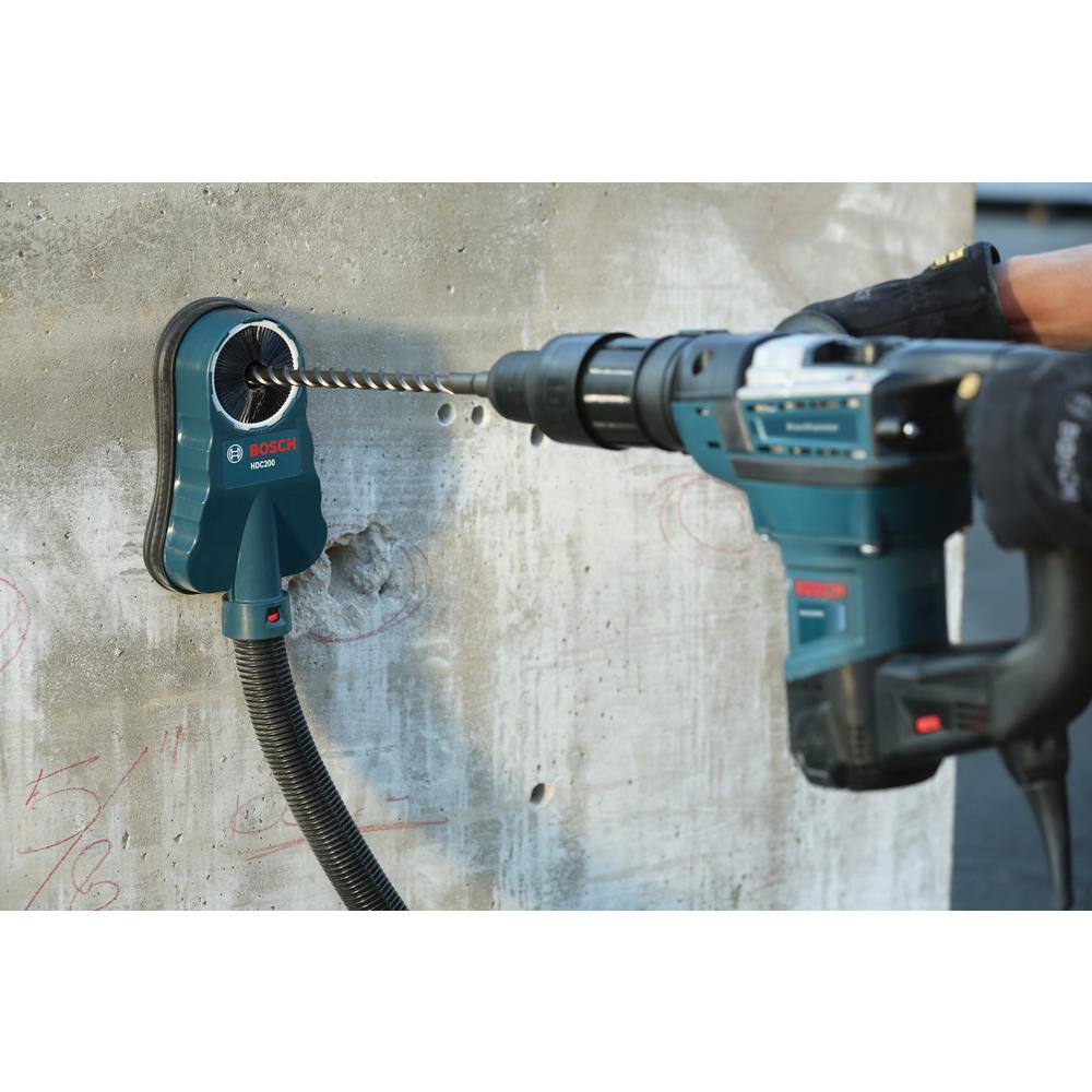 Bosch 9 Gal. Corded WetDry Dust Extractor Vacuum with HEPA Filter and Bonus SDS-Max and SDS-Plus Universal Dust Attachment VAC090AH+HDC200