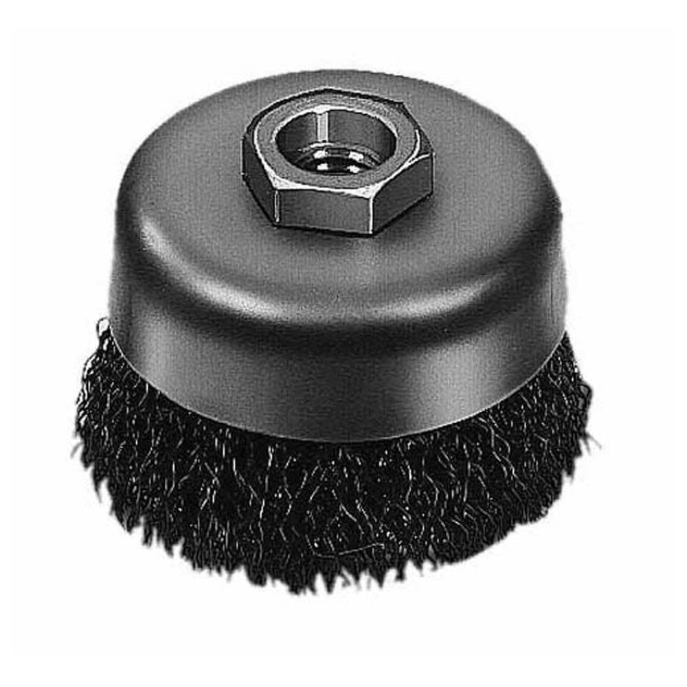 Milwaukee 6 in. Carbon Steel Crimped Wire Cup Brush 48-52-1600 from Milwaukee