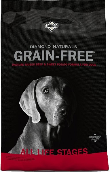 Diamond Naturals Grain-Free Beef and Sweet Potato Formula Dry Dog Food