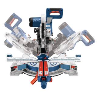 Bosch 12 in. DUAL-BEVEL GLIDE MITER SAW with FOLDING-LEG MITER SAW STAND GCM12SD+T1B