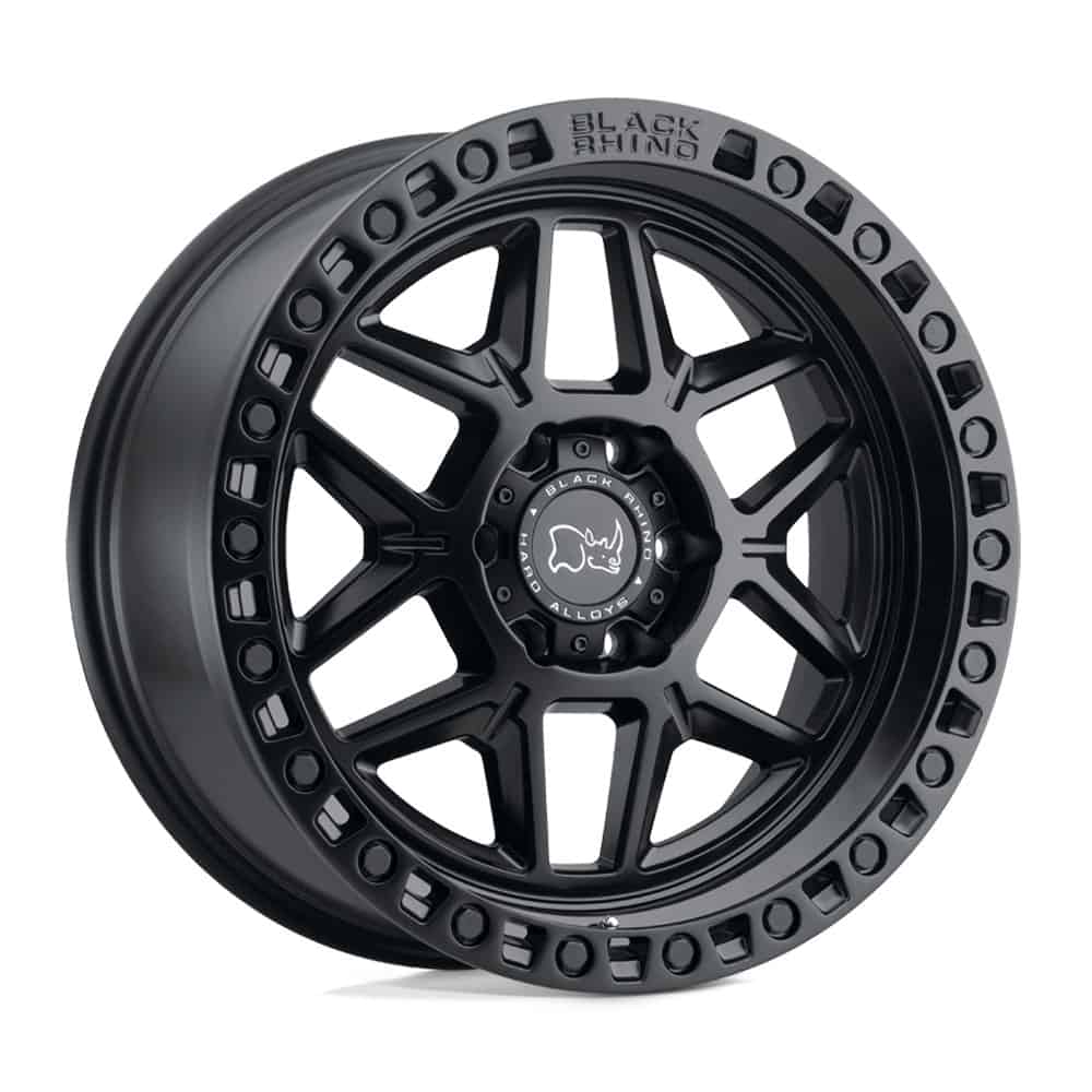 Black Rhino Wheels BRKLS 20X9 6X4.5 M-BLK-BLK-BLTS 18MM