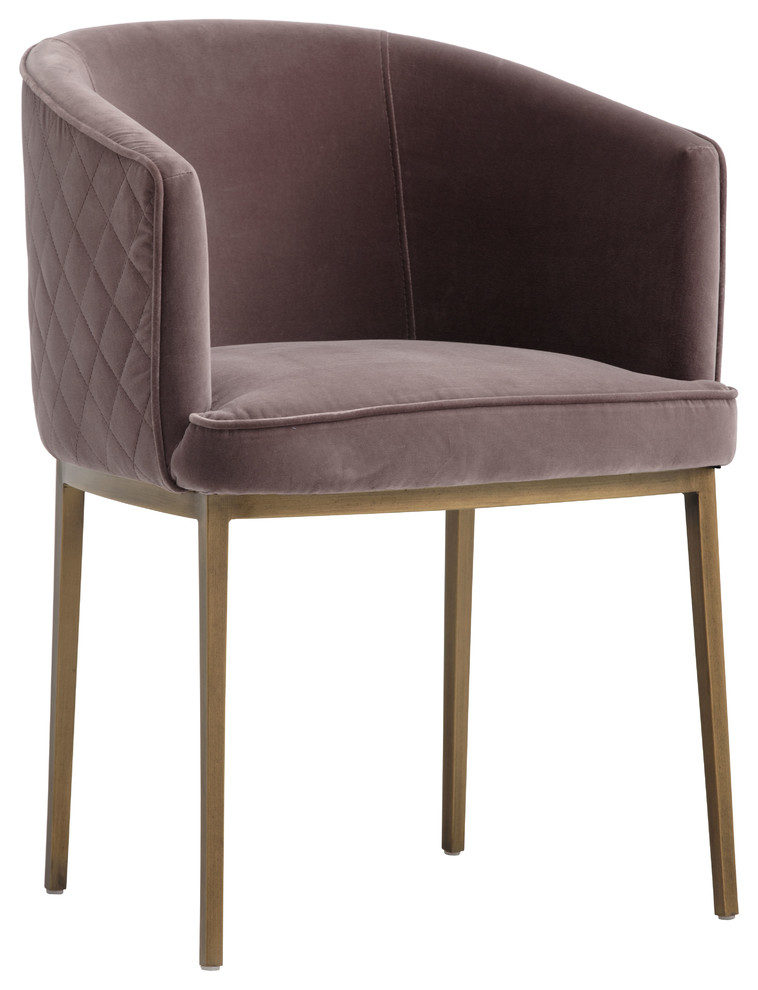 Sunpan Cornella Dining Chair  Antique Brass   Contemporary   Dining Chairs   by Sunpan Modern Home  Houzz