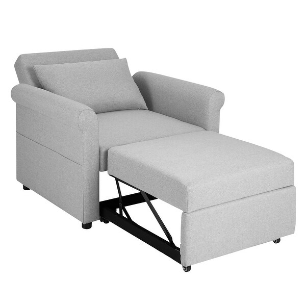 3 in 1 Convertible Sofa Bed Pull out Adjustable Reclining Sofa Chair