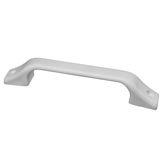 RV Designer E222 Grab Handle   White Plastic  9 1/...