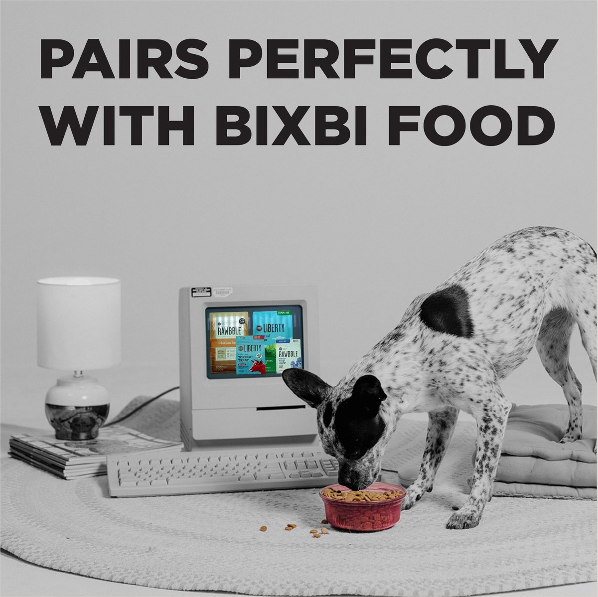 BIXBI Liberty Ruff Puffs Chicken-Free White Cheddar Flavor Dog Treats