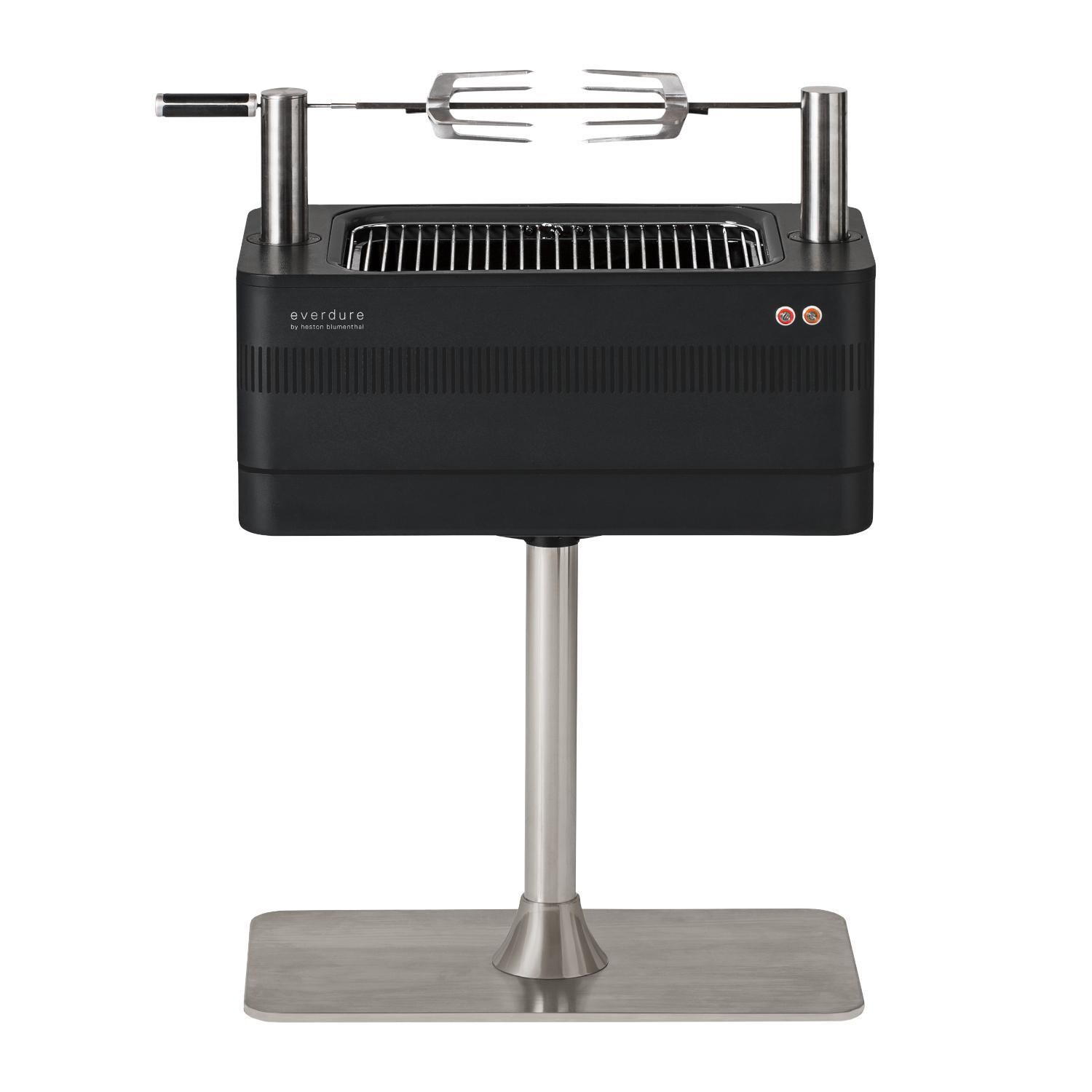 Everdure FUSION 29-Inch Charcoal Grill With Rotisserie and Electronic Ignition