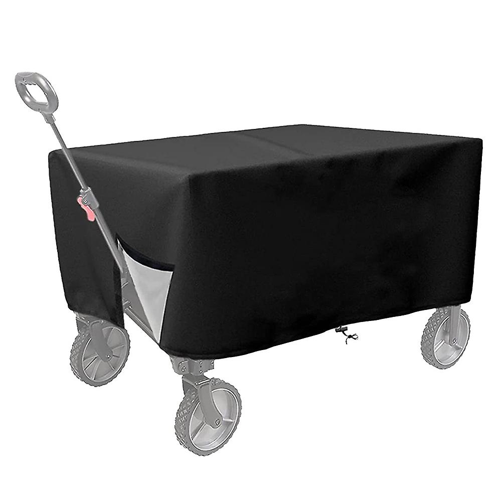 Outdoor Garden Wagon Cart Cover 420d Heavy Duty Oxford Folding Wagon Cart Cover Waterproof Dustproof Uv Resistant All Weather Protection