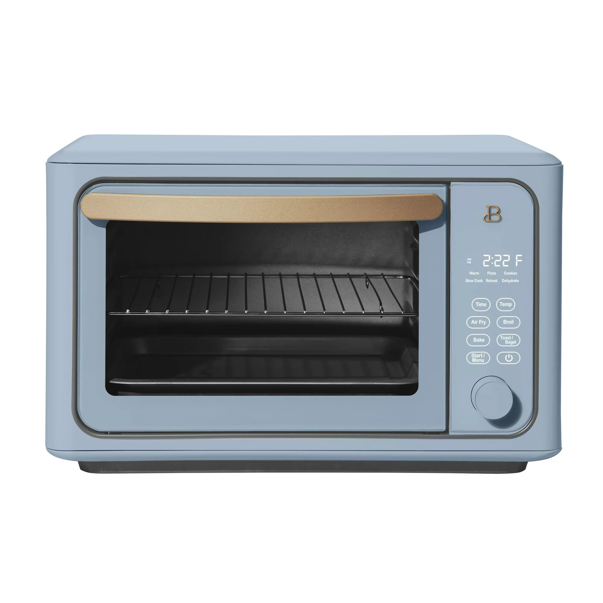 Beautiful 6 Slice Touchscreen Air Fryer Toaster Oven， Cornflower Blue by Drew Barrymore