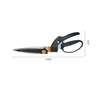 Fiskars 5 in. Steel Rotating Blades Loop-Handled Grass Shears 392171-1002