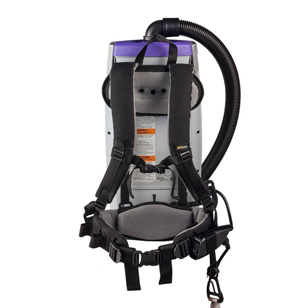 ProTeam Super Coach Pro 10 10 qt. Corded with Xover Multi-Surface 2-Piece Wand Tool Kit Backpack Vacuum 107304