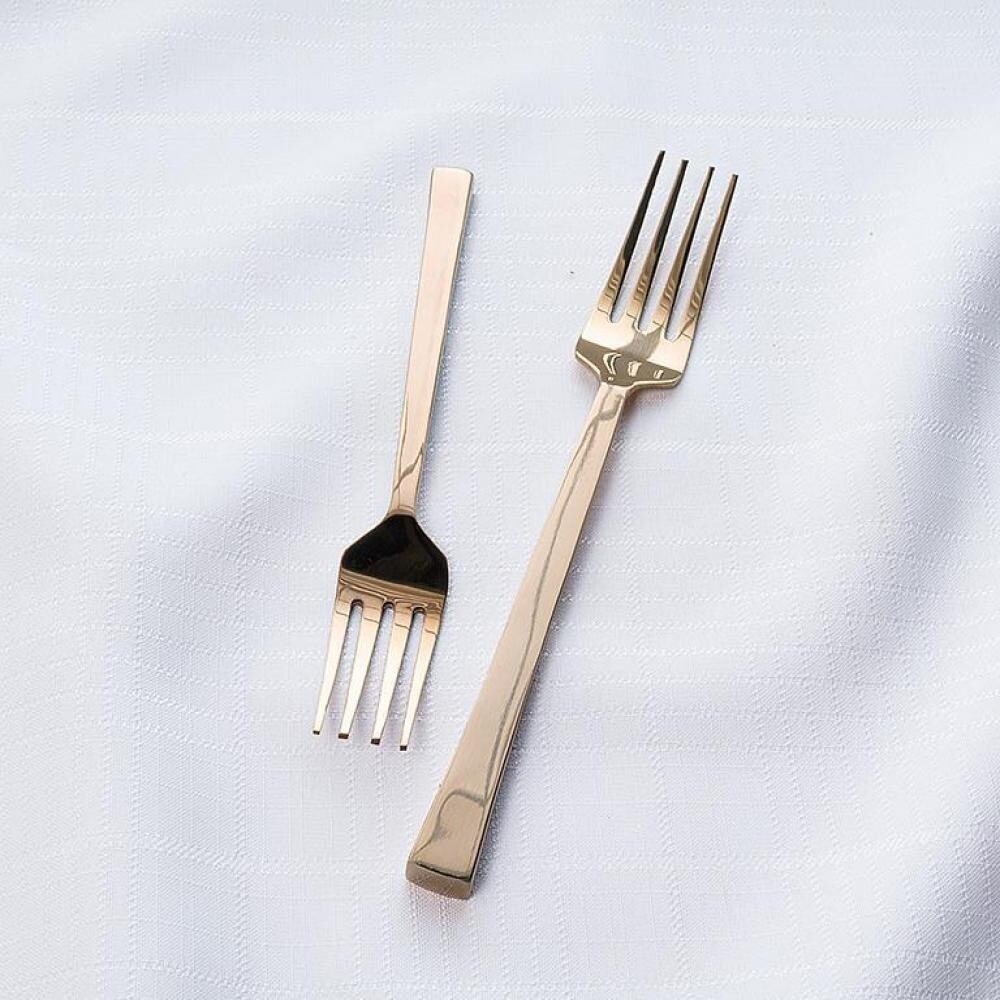 Square Handle Salad Fork