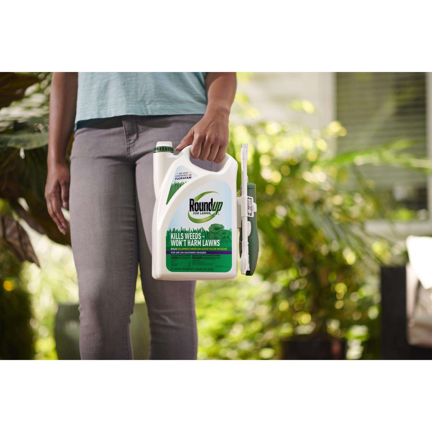 Roundup For Lawns4 Weed Killer RTU Liquid 1 gal