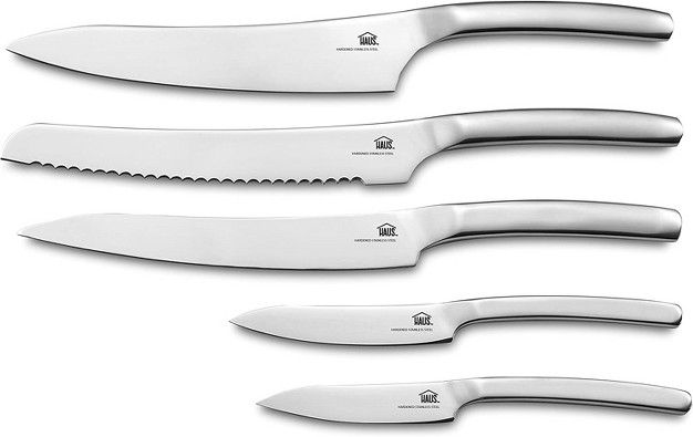 Haus By Kalorik Designer Original Knife Set Stainless Steel 5 piece