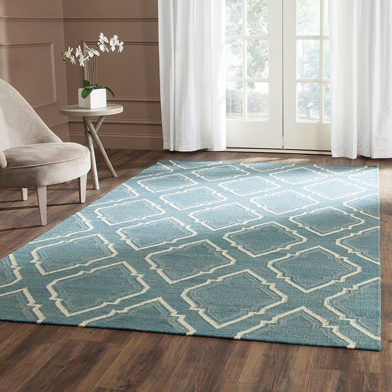 Safavieh Dhurries Crisscross Handwoven Flatweave Wool Rug