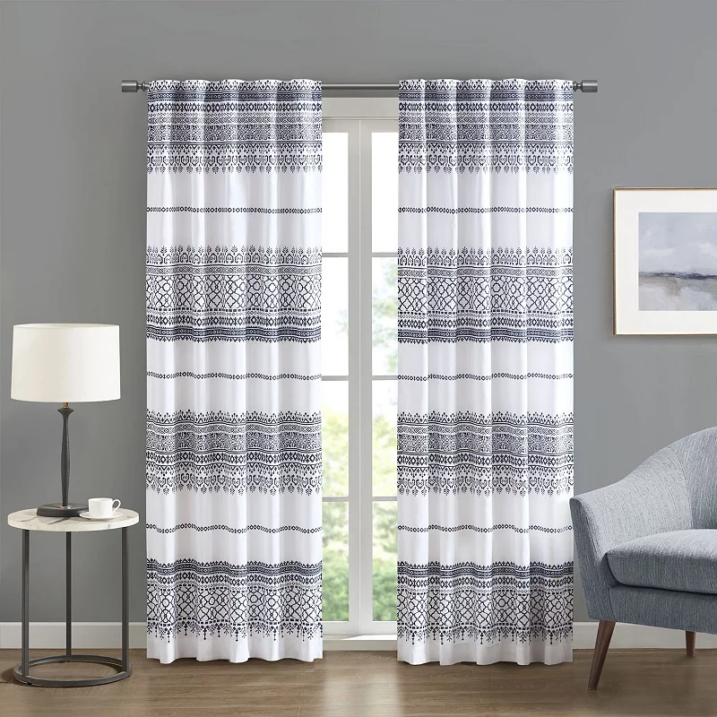 Madison Park 2-pack Montrose Light Filtering Rod Pocket Window Curtains