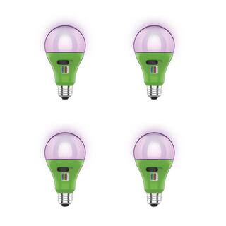 Feit Electric 17-Watt A21 Selectable Spectrum for Seeding Growing Blooming Indoor Greenhouse E26 Plant Grow LED Light Bulb (4-Pack) A21ADJGRWLEDHDRP4