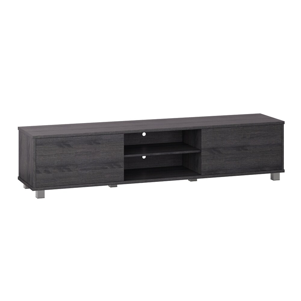 Hollywood Low Profile TV Stand With Doors for TV's up to 85\