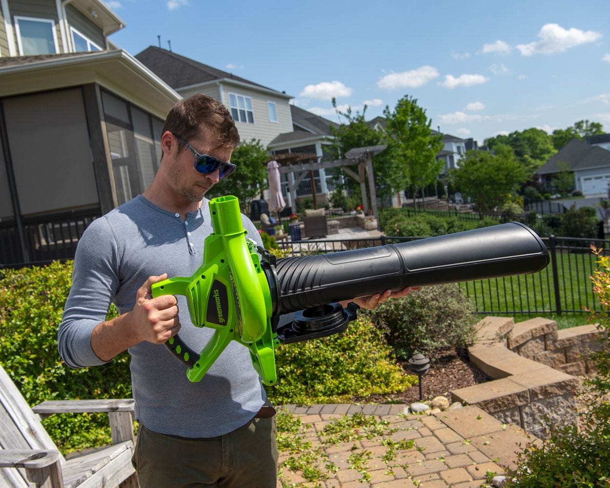 40V Cordless Leaf Blower/ Vacuum  Battery | Greenworks Tools