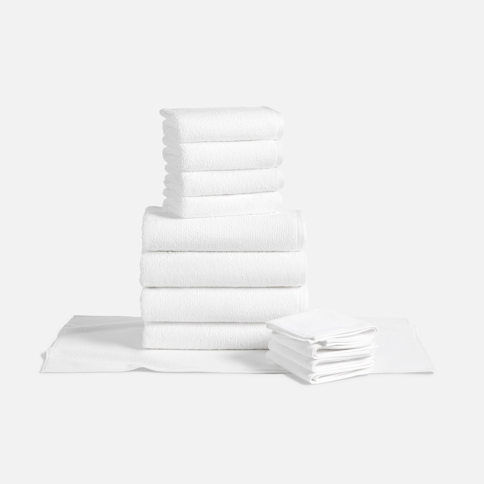 Organic Ribbed Towel Move-In Bundle