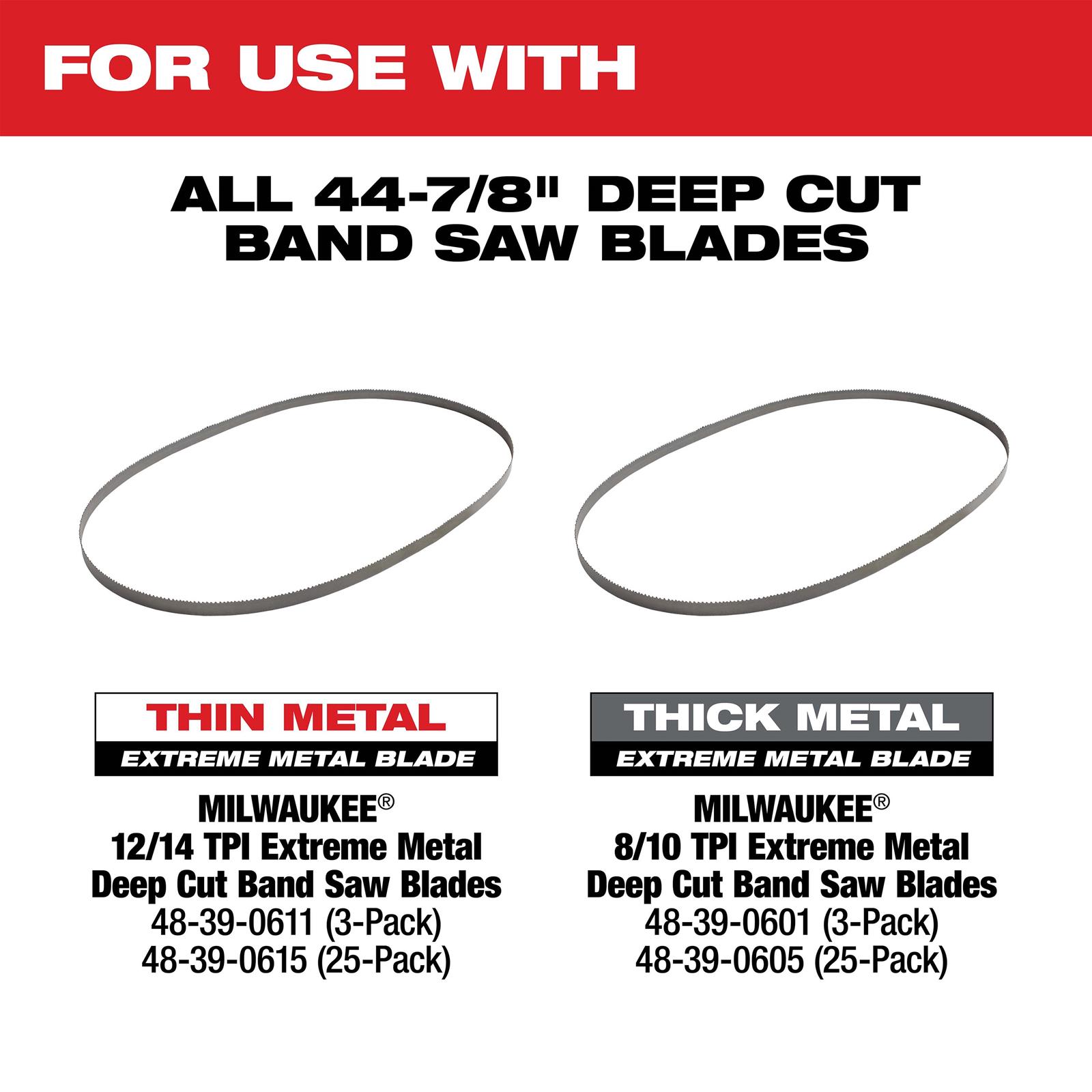 Milwaukee Tool 2729-22 Milwaukee M18 FUEL Deep Cut Band Saws