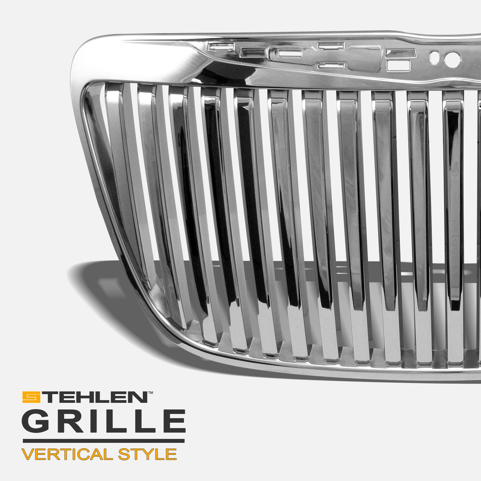 Stehlen 642167819561 Vertical Front Hood Bumper Grille - Chrome For 2011-2014 Chrysler 300 / 300C