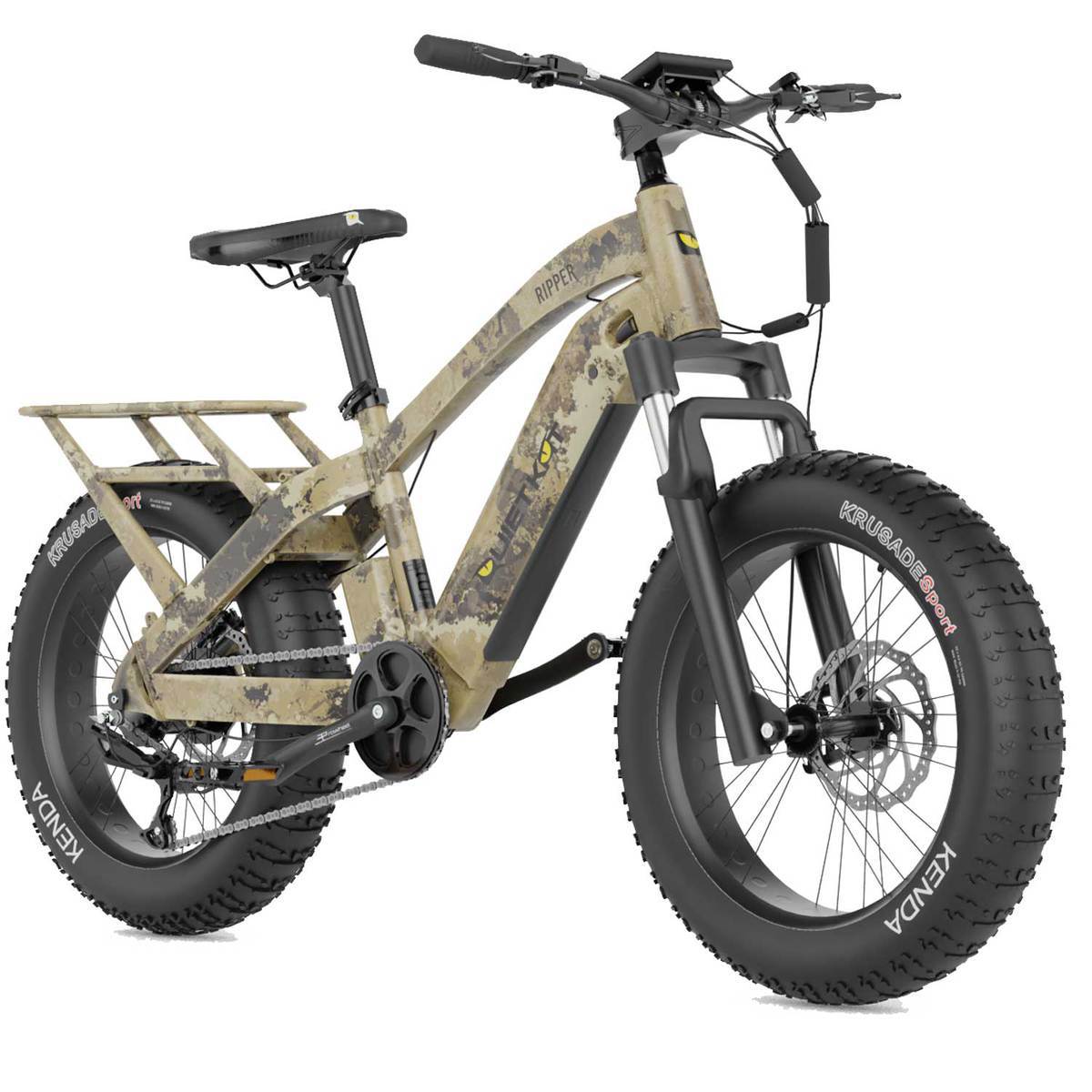 QuietKat Ripper 500W Veil Poseidon Dry Camo Kids EBike  15in