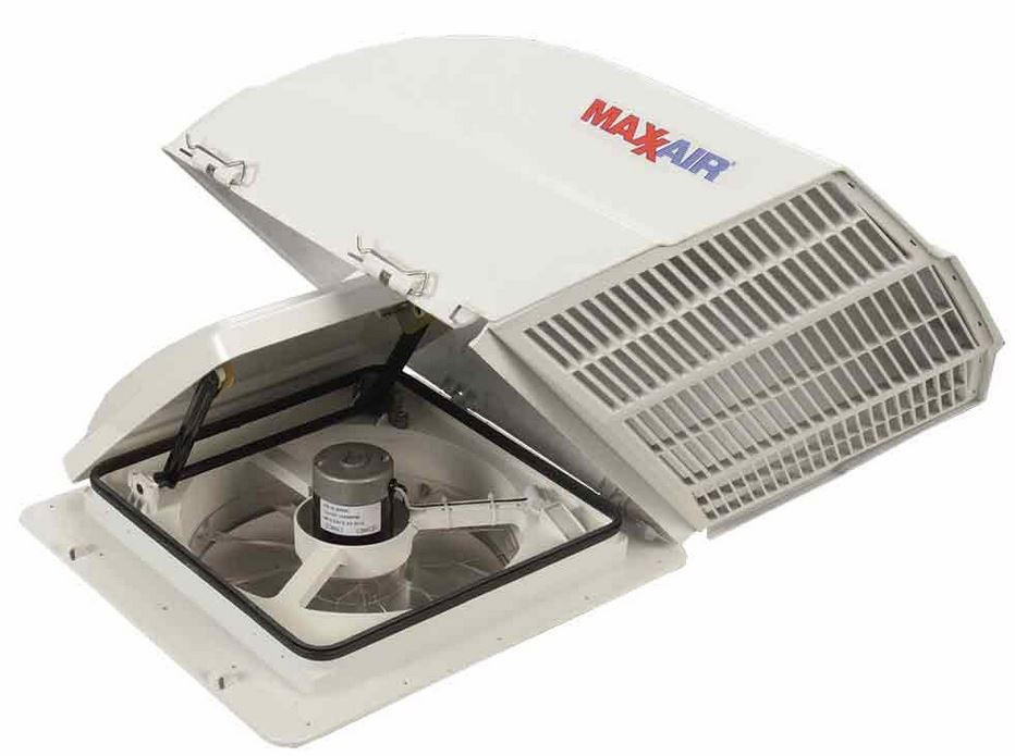 MaxxAir RV Vent Cover Fan Mate Model 855 White 00-955001