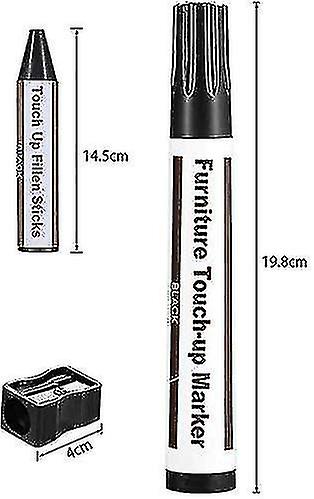 Furniture Repair Kit，wood Touch Up Pens，laminate Scratch Repair，wax Sticks For Wood Repair，furniture Markers Touch Up，set Of 17-markers And Wax Sticks