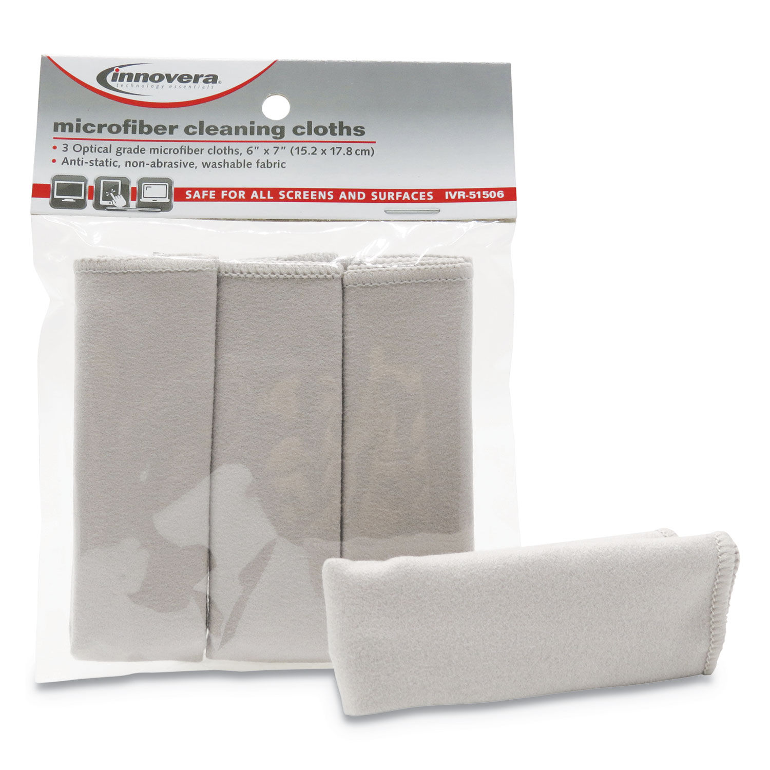 Microfiber Cleaning Cloths by Innoveraandreg; IVR51506