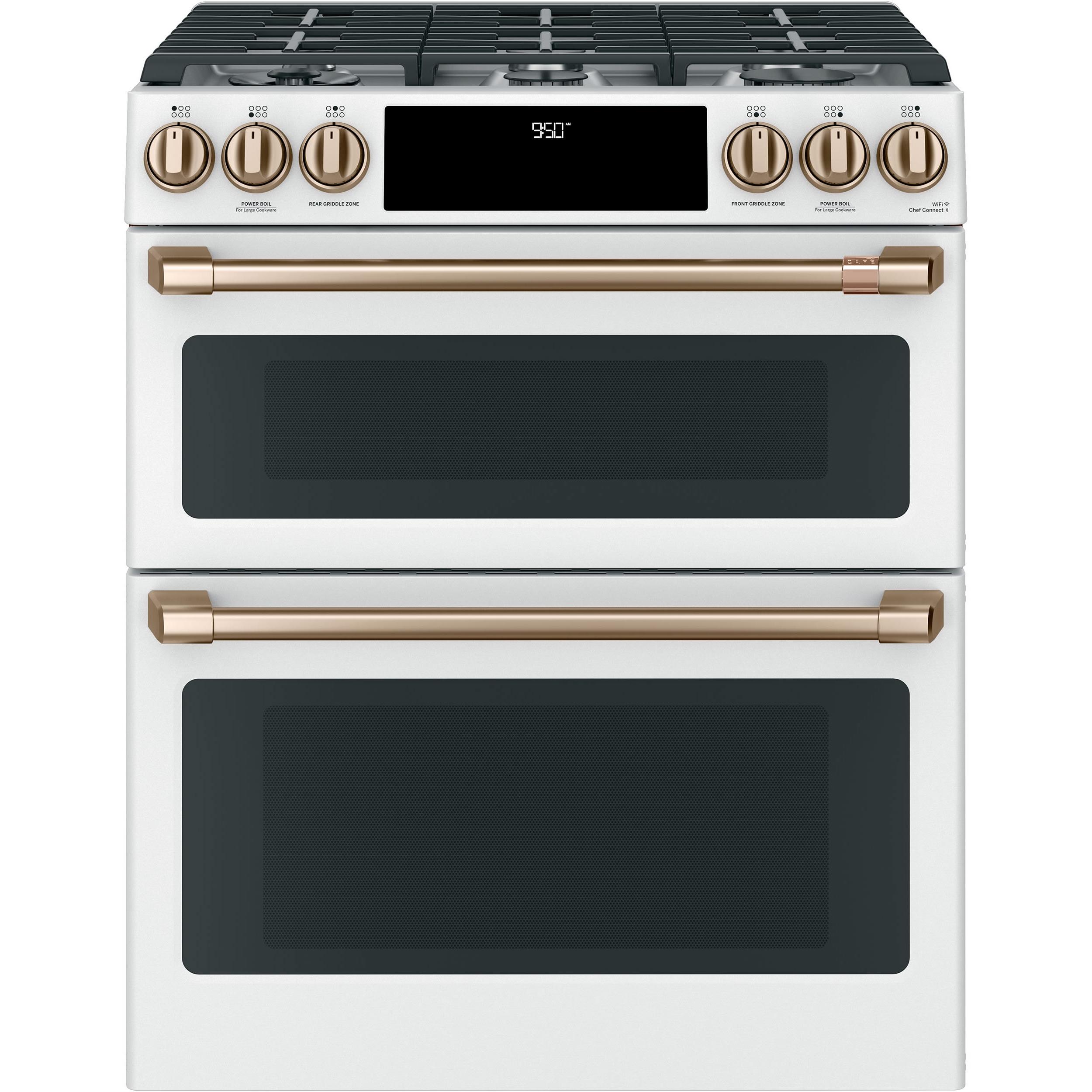 Café 30-inch Slide-in Dual-Fuel Range with Convection C2S950P4MW2