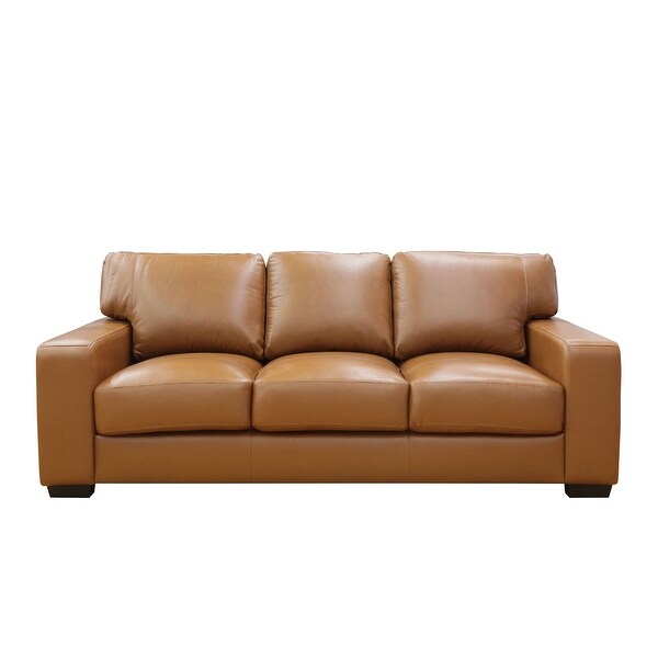 Bordeaux Leather Match Sofa，Loveseat，Armchair and Ottoman