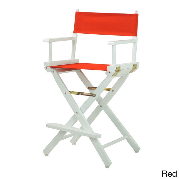 White Frame 24-inch Director's Chair