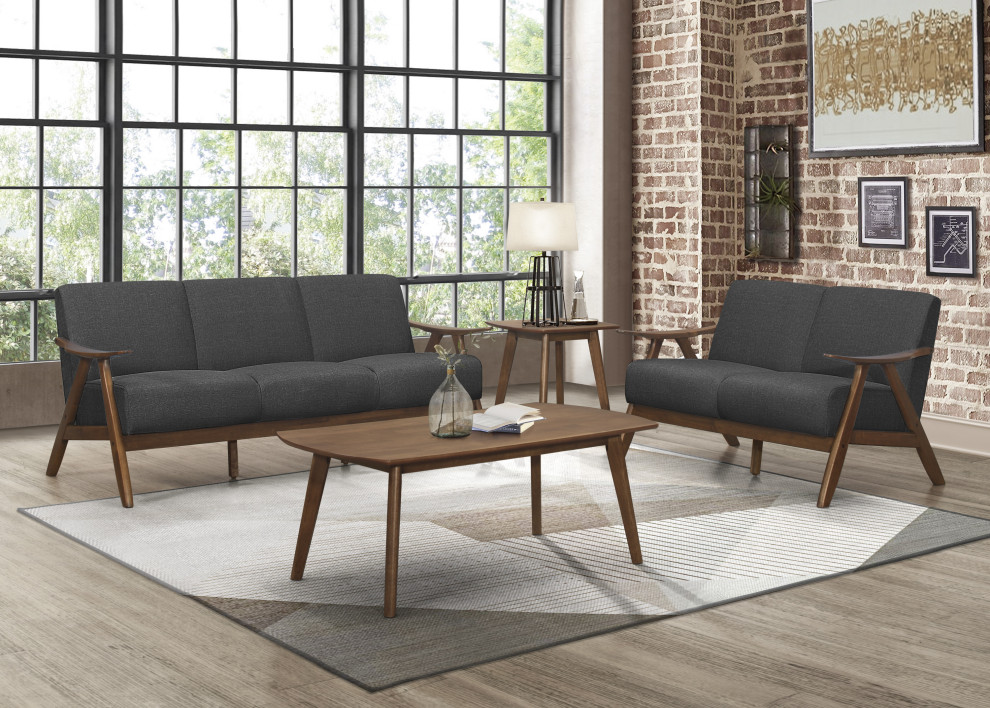 Verona Sofa Collection   Midcentury   Loveseats   by Lexicon Home  Houzz