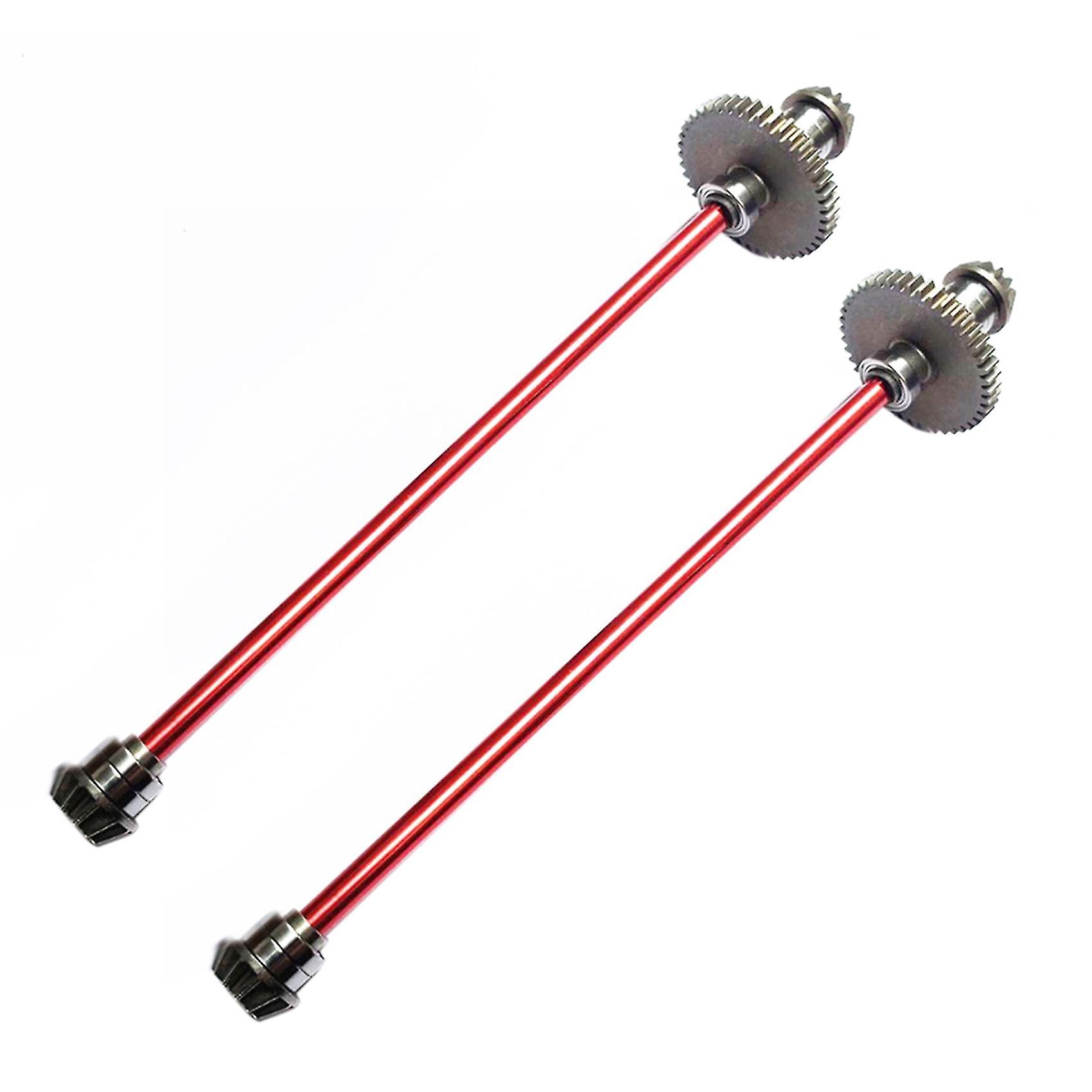 2x Metal Main Central Axle Drive Shaft Upgrade Parts For 144001 1/14 Rc Car Spare Accessories