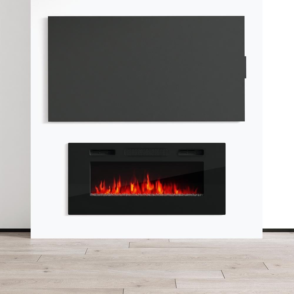 EFire1 40 inch Recessed Wall mounted Electric Fireplace Heater