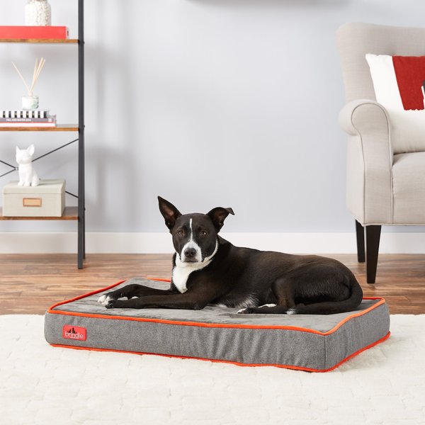 Brindle Waterproof Orthopedic Pillow Cat and Dog Bed w/Removable Cover