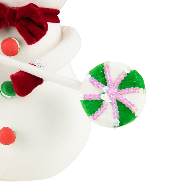 15 Snowman with Lollipop Christmas Decoration