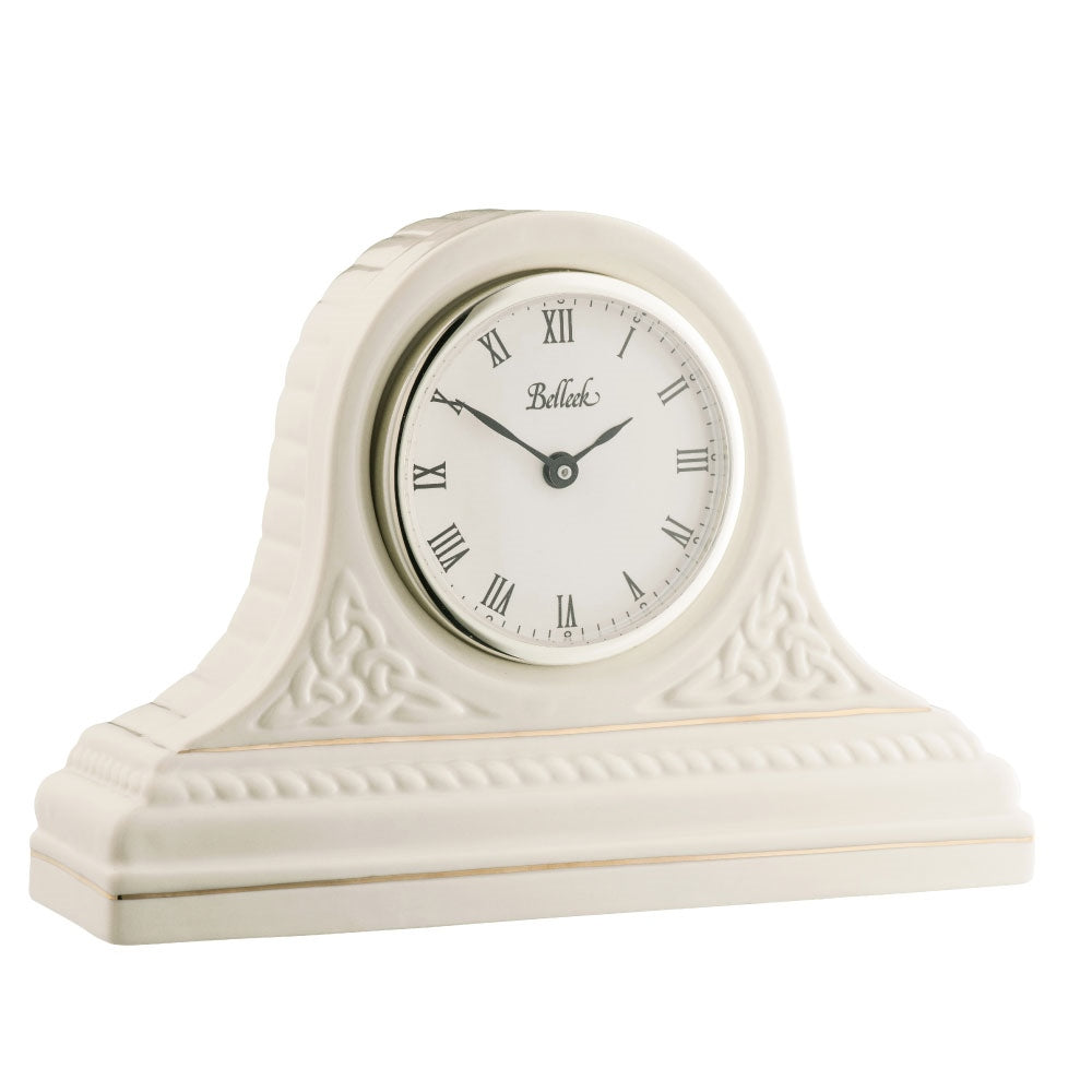 Belleek Classic Celtic Mantel Clock