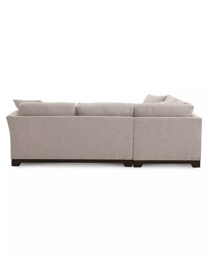 Furniture Elliot II 108 Fabric 2-Pc. Apartment Sectional Sofa